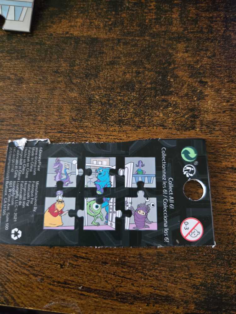 Monster Inc Puzzle Blind Box  pin collectible - Main Image 2