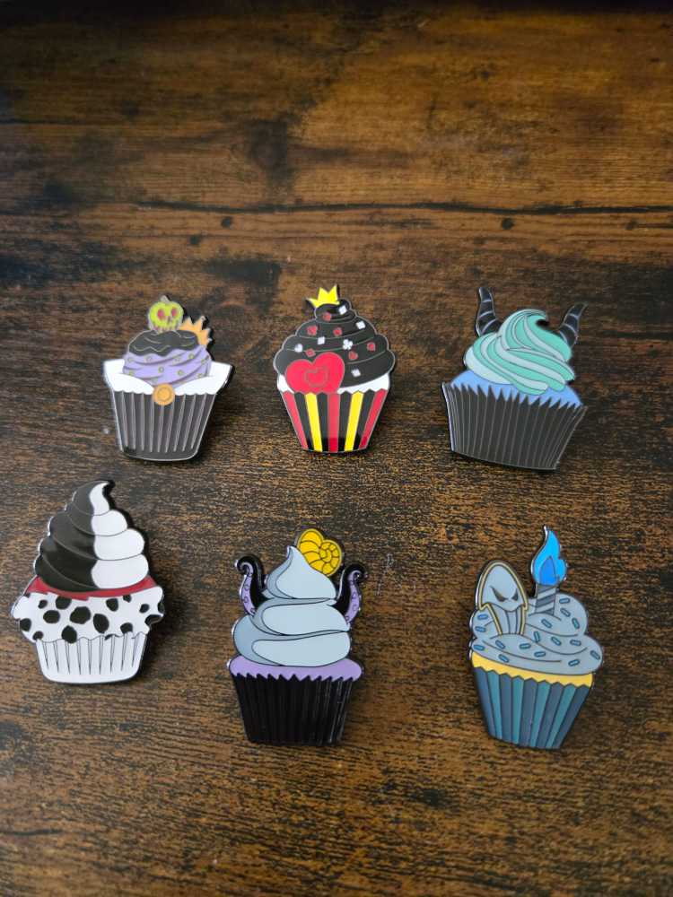 Villain Cupcake  pin collectible - Main Image 2