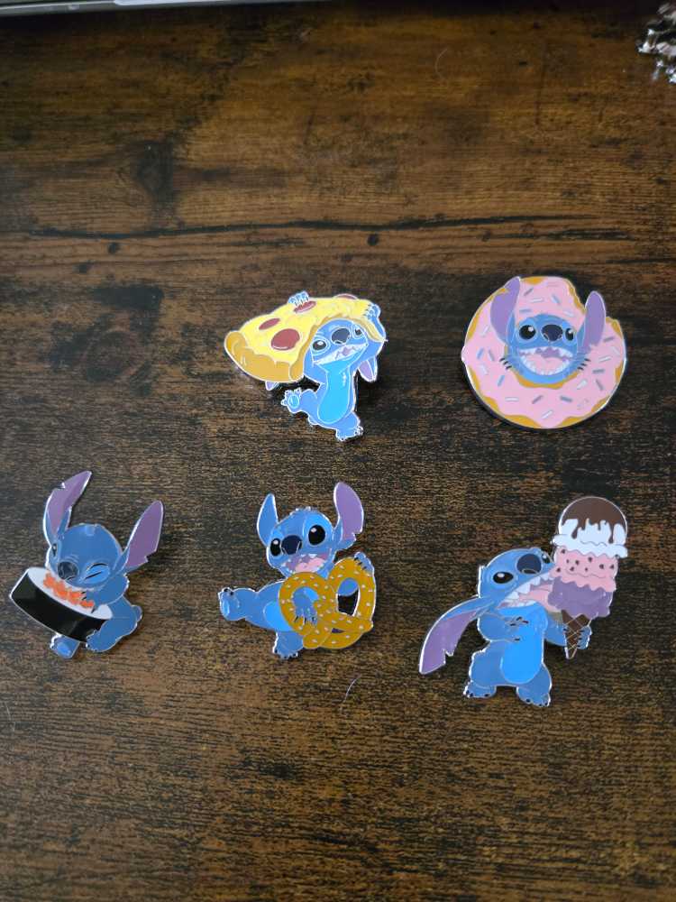 Stitch With Food  pin collectible - Main Image 2