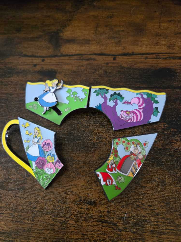 Alice Tea Cup  pin collectible - Main Image 2