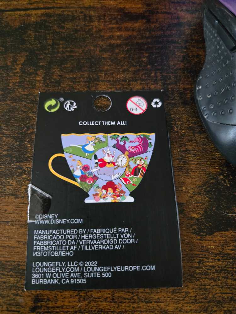 Alice Tea Cup  pin collectible - Main Image 3