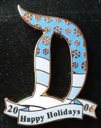 2006 Happy Holidays Cast Member  pin collectible - Main Image 2