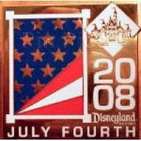 2008 July Fourth Cast Member - Disney Pin pin collectible - Main Image 2