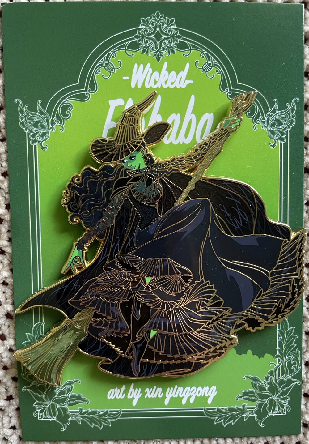 Oddities & Obscura - Themed Monster Enamel Pins: Cyberpunk Angel