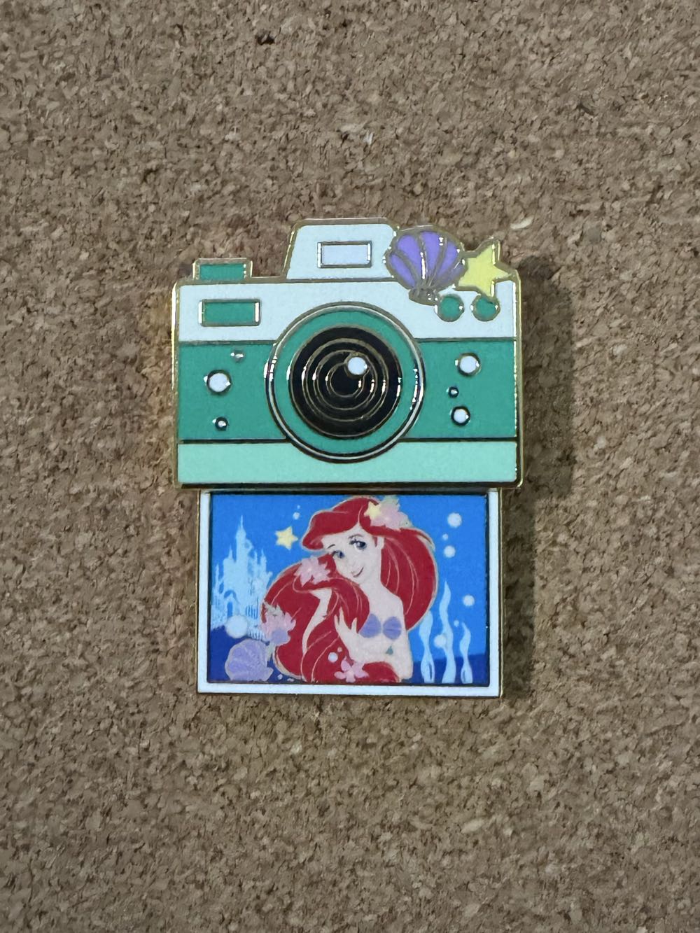 BL Princess Camera - Ariel - Disney BoxLunch Sliding Pin pin collectible - Main Image 2