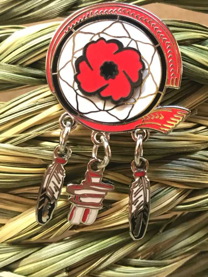 Legion: Commemorating the Indigenous Veterans of Canada - Lapel Pin pin collectible - Main Image 2