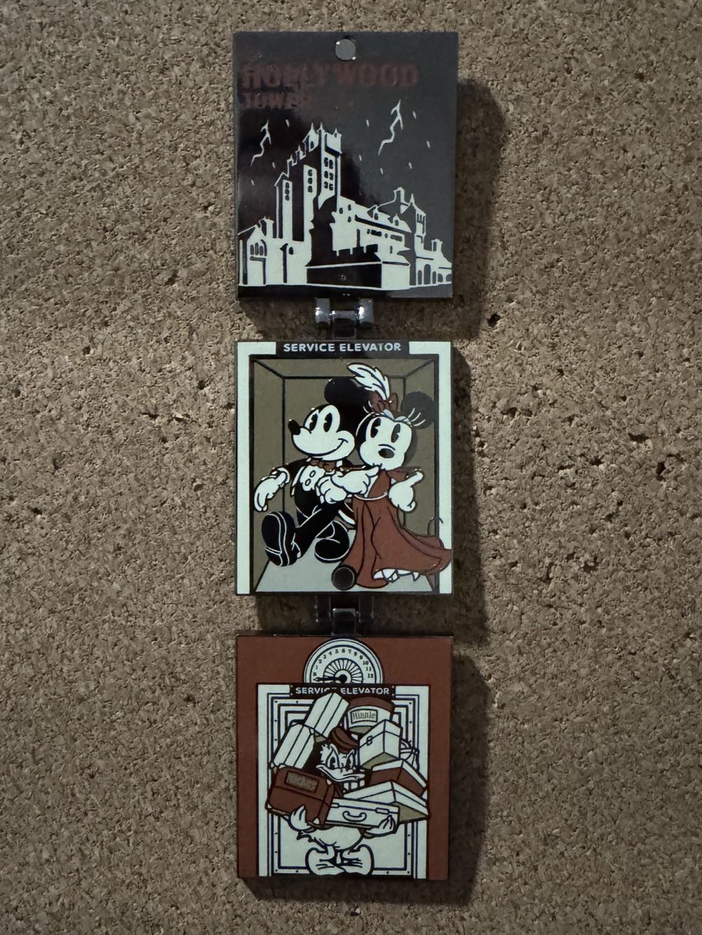 TOT - Hollywood Tower Hotel Double Hinged - Disney Hinged Pin pin collectible - Main Image 2