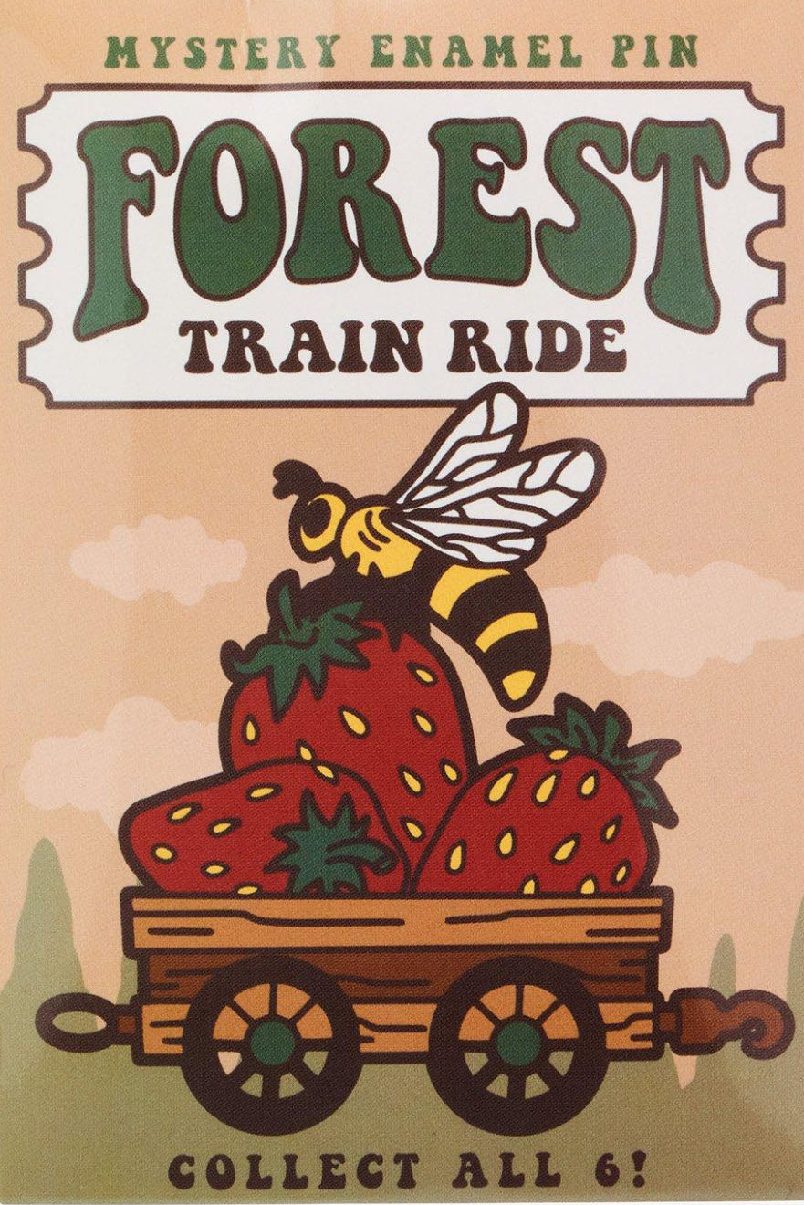 Forest Train Ride Blind Bag Enamel Pin  pin collectible - Main Image 3