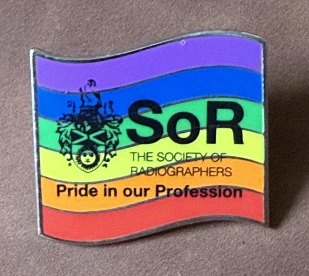 Society of Radiographers - Pride in our Profession  pin collectible - Main Image 1