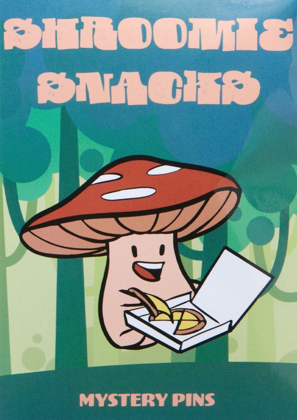 Shroomie Snacks Blind Bag Enamel Pin  pin collectible - Main Image 2