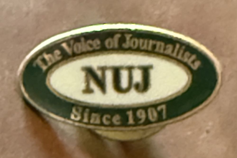 National Union of Journalists  pin collectible - Main Image 1