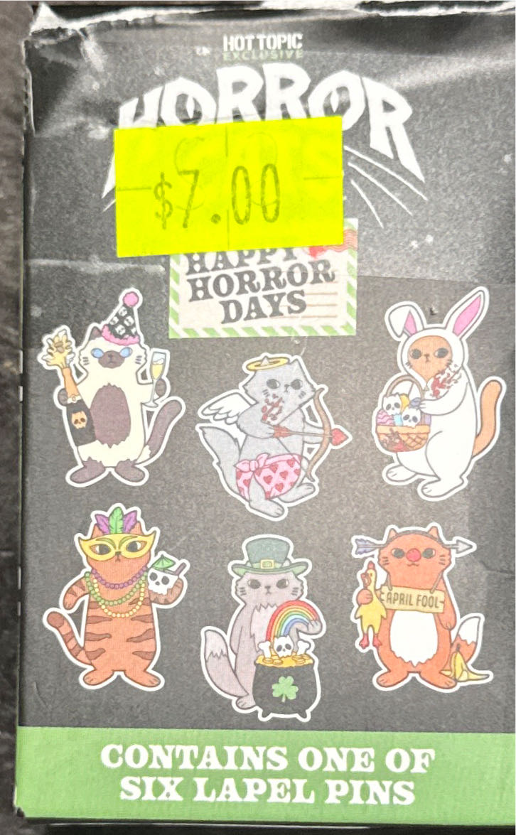 Happy Horror Days Blind Box: Valentines Kitty  pin collectible [Barcode 33493079] - Main Image 2