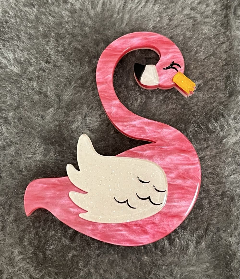 Erstwilder - Francie the Flamingo  pin collectible - Main Image 2