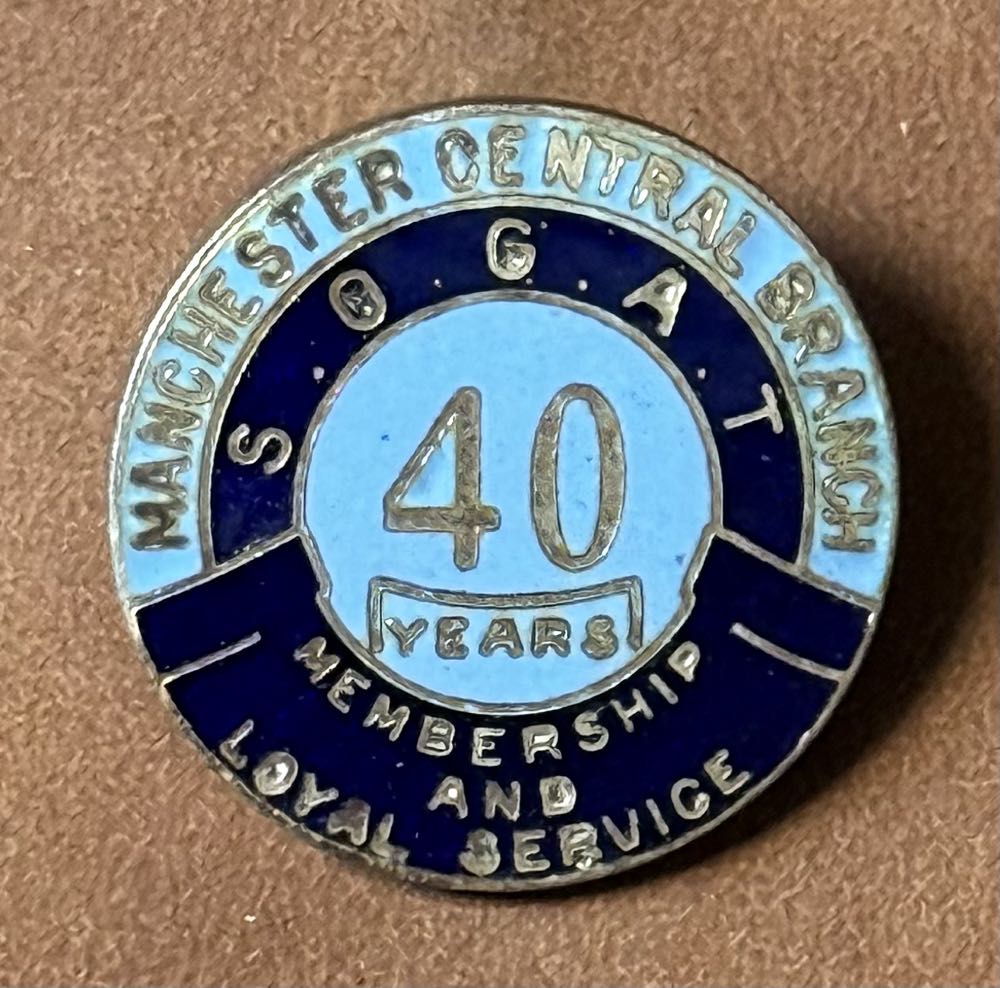 Society of Graphical and Allied Trades - Long Service (HMS)