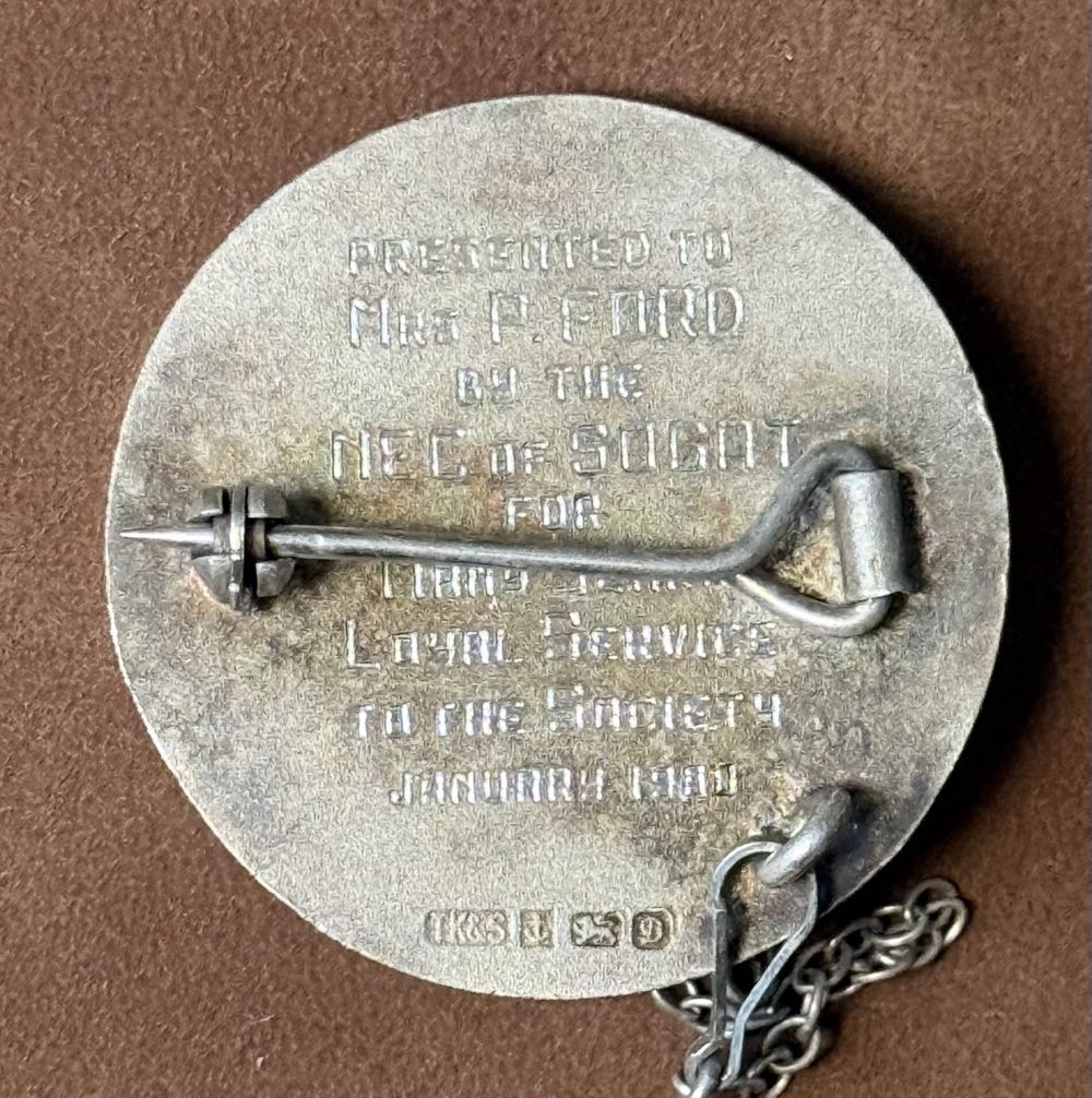 Society of Graphical and Allied Trades - Long Service (HMS)  pin collectible - Main Image 2