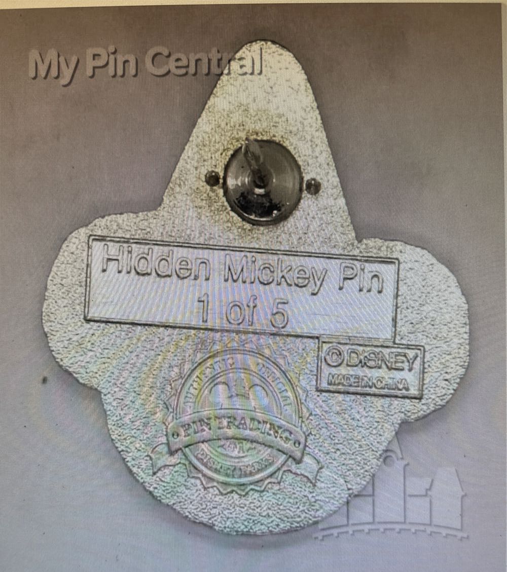 WDW - Hidden Mickey Series - Duffy’s Hats - Sorcerer -2012  pin collectible - Main Image 2
