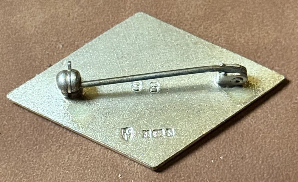 Associated Society of Locomotive Engineers and Firemen - New Street Branch 25 Years  pin collectible - Main Image 2