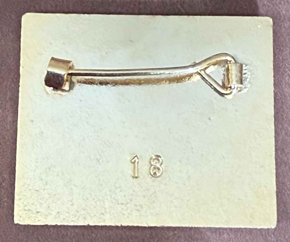 Associated Society of Locomotive Engineers and Firemen - St Pancras Branch 1982  pin collectible - Main Image 2