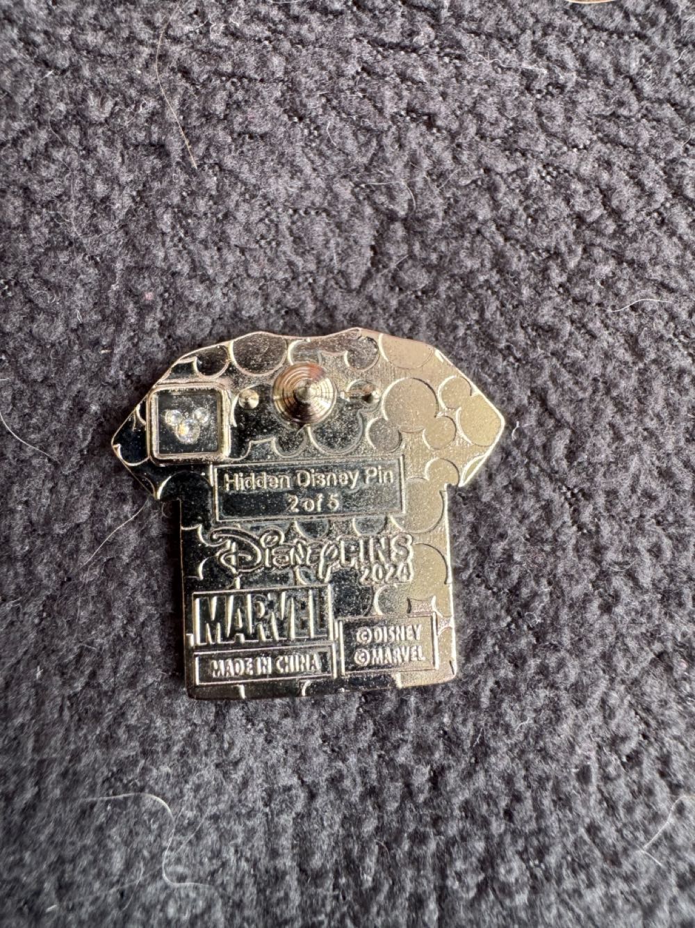 Marvel Black Panther T Shirt - Hidden Mickey pin collectible - Main Image 2