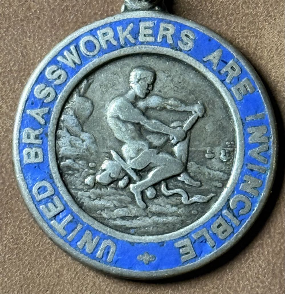 National Amalgamted Society of Brassworkers  pin collectible - Main Image 2