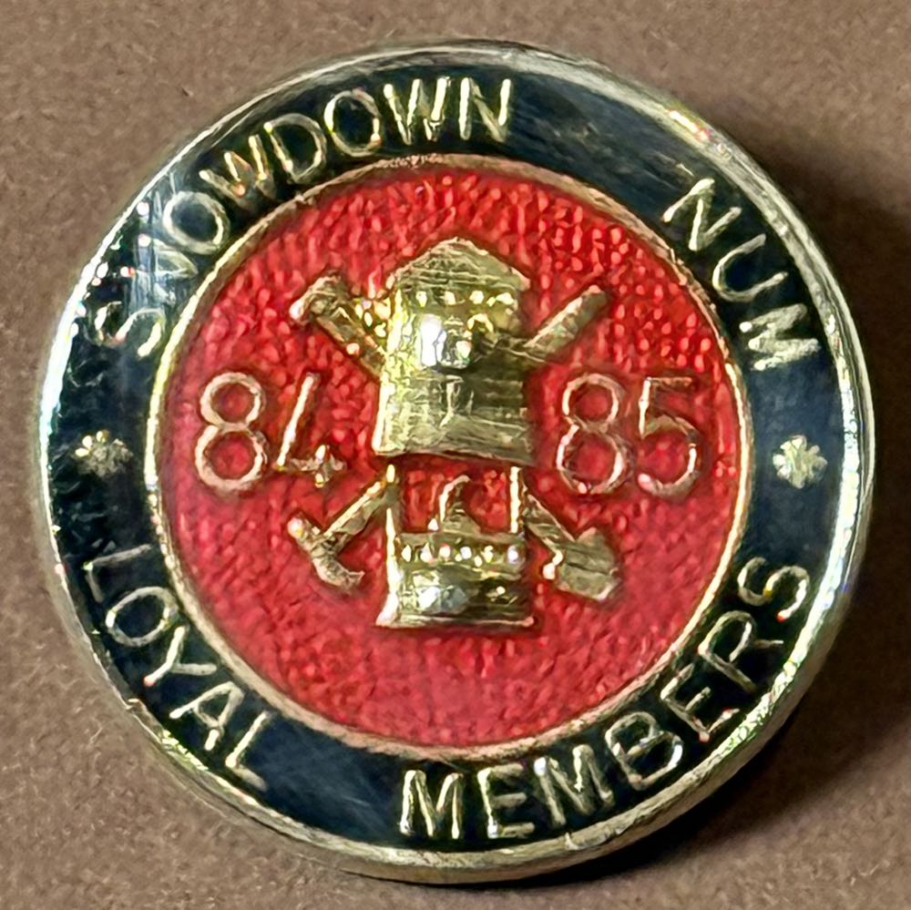 National Union of Mineworkers - Renishaw Park 1984/85