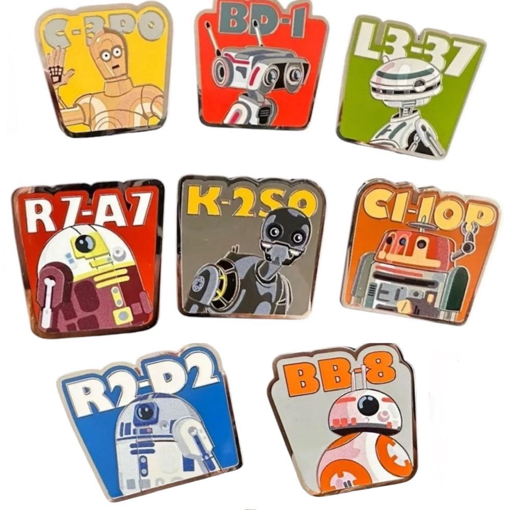 Star Wars Droid Mystery Pin: R2-D2 - Mystery Box pin collectible [Barcode 400974568610] - Main Image 2