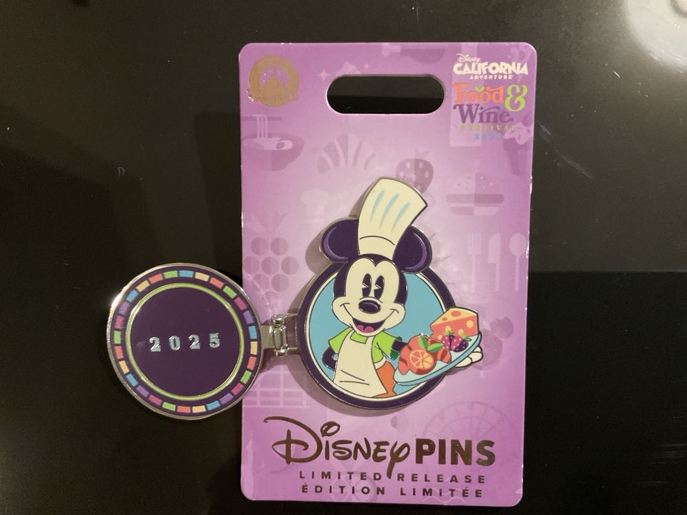 California - Mickey Food & Wine Festival 2025 - Ltd Release  pin collectible - Main Image 2