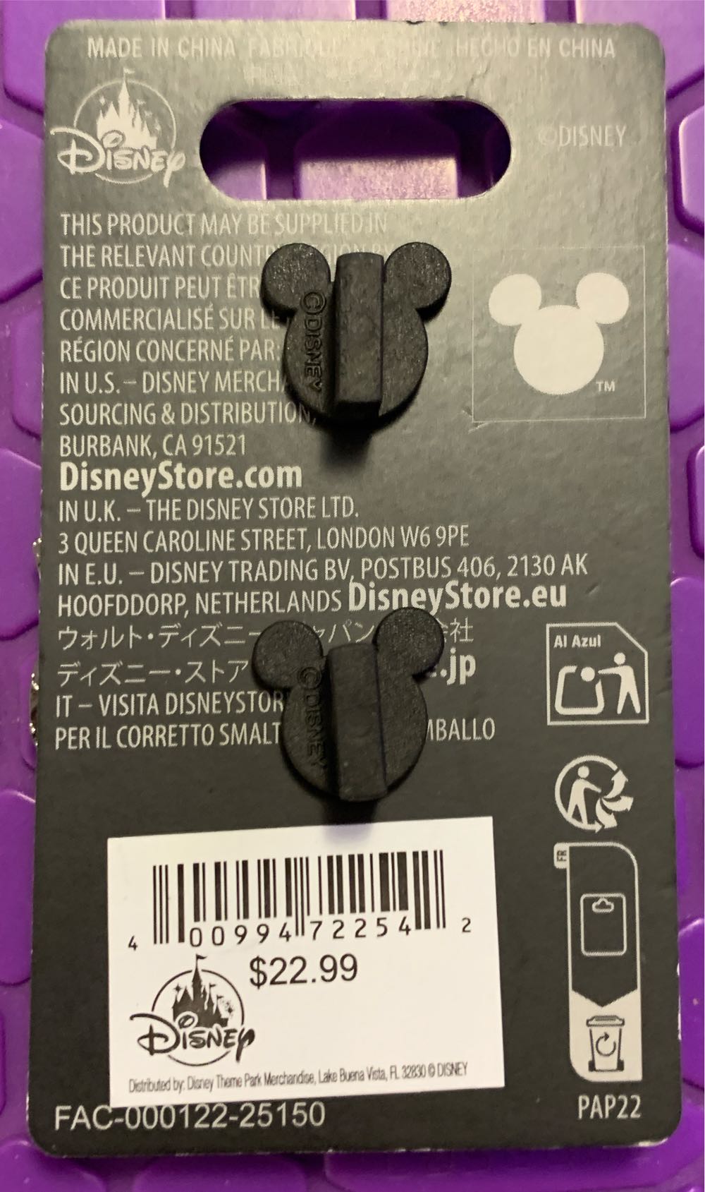 Disneyland Nightmare Before Christmas 2025  pin collectible [Barcode 400994722542] - Main Image 2
