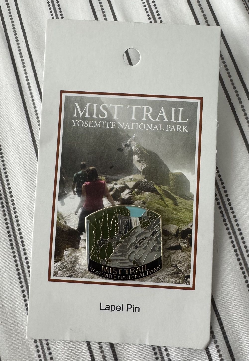 Mist Trail Yosemite National Park  pin collectible - Main Image 2