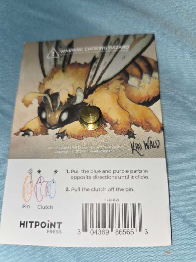 The Field Guide To Floral Dragons: Vespon Spin Pin En ^ ...  pin collectible [Barcode 304369865653] - Main Image 2