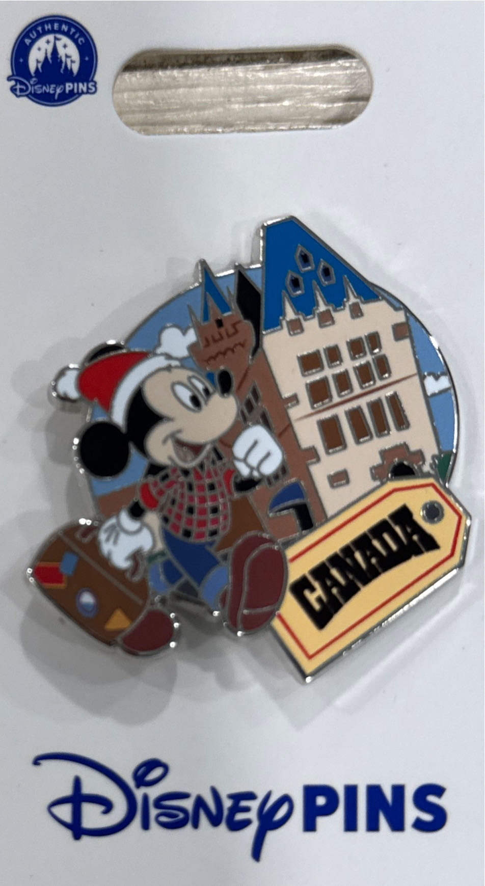 Mickey, Epcot, Canada  pin collectible [Barcode 400977068636] - Main Image 2