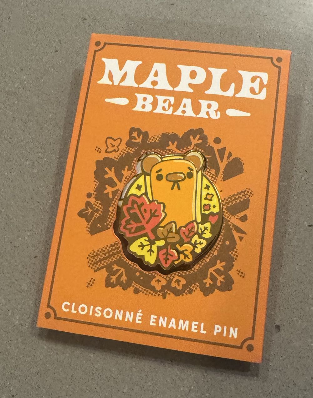 Maple Bear  pin collectible - Main Image 3