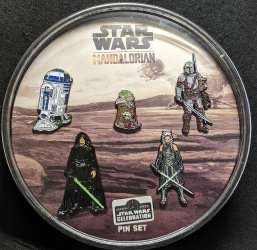 Star Wars Celebration Mandalorian Set Mandalorian The Only Salesone  pin collectible [Barcode 810039219683] - Main Image 2