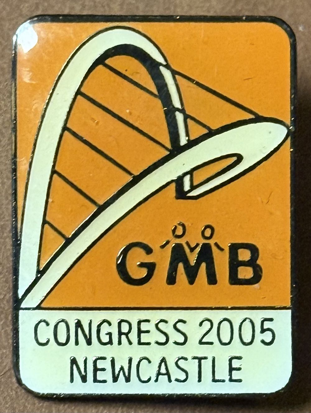 Arches With Red Rose Pin