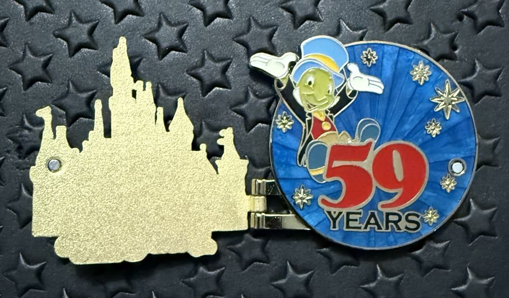 Jiminy Cricket: Disneyland 59th Anniversary - Disneyland pin collectible - Main Image 2