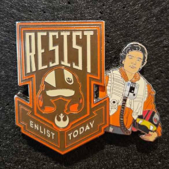 Star Wars: Resist Enlist Today Slider - Disney pin collectible - Main Image 2