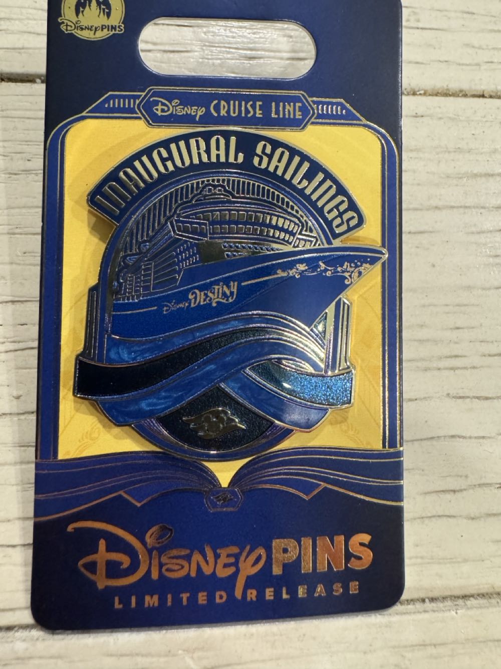 DCL Disney Destiny Inaugural Sailings  pin collectible [Barcode 400991121157] - Main Image 2