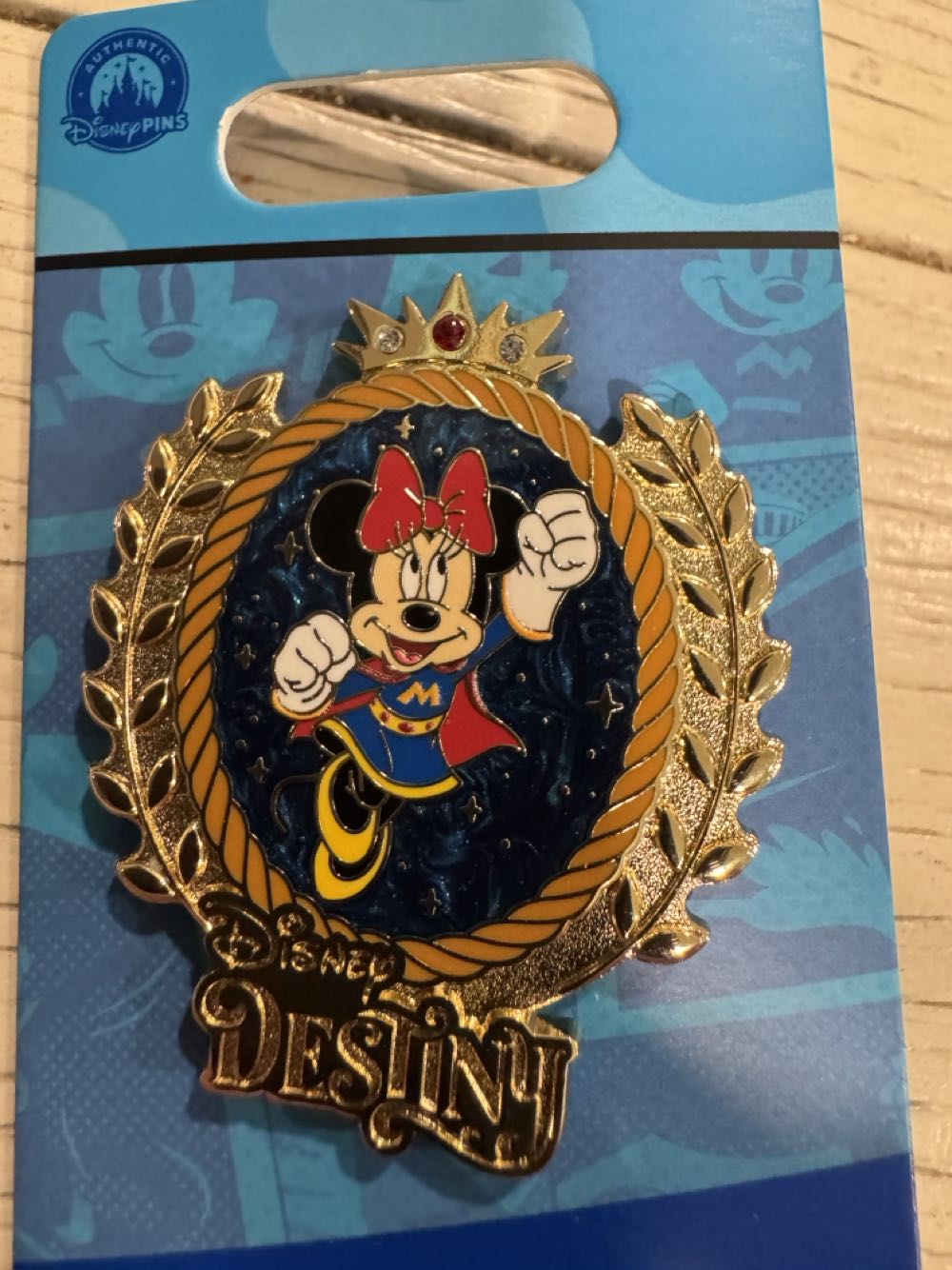 DCL Disney Destiny Pin Superhero Minnie Mouse  pin collectible [Barcode 400991121713] - Main Image 2