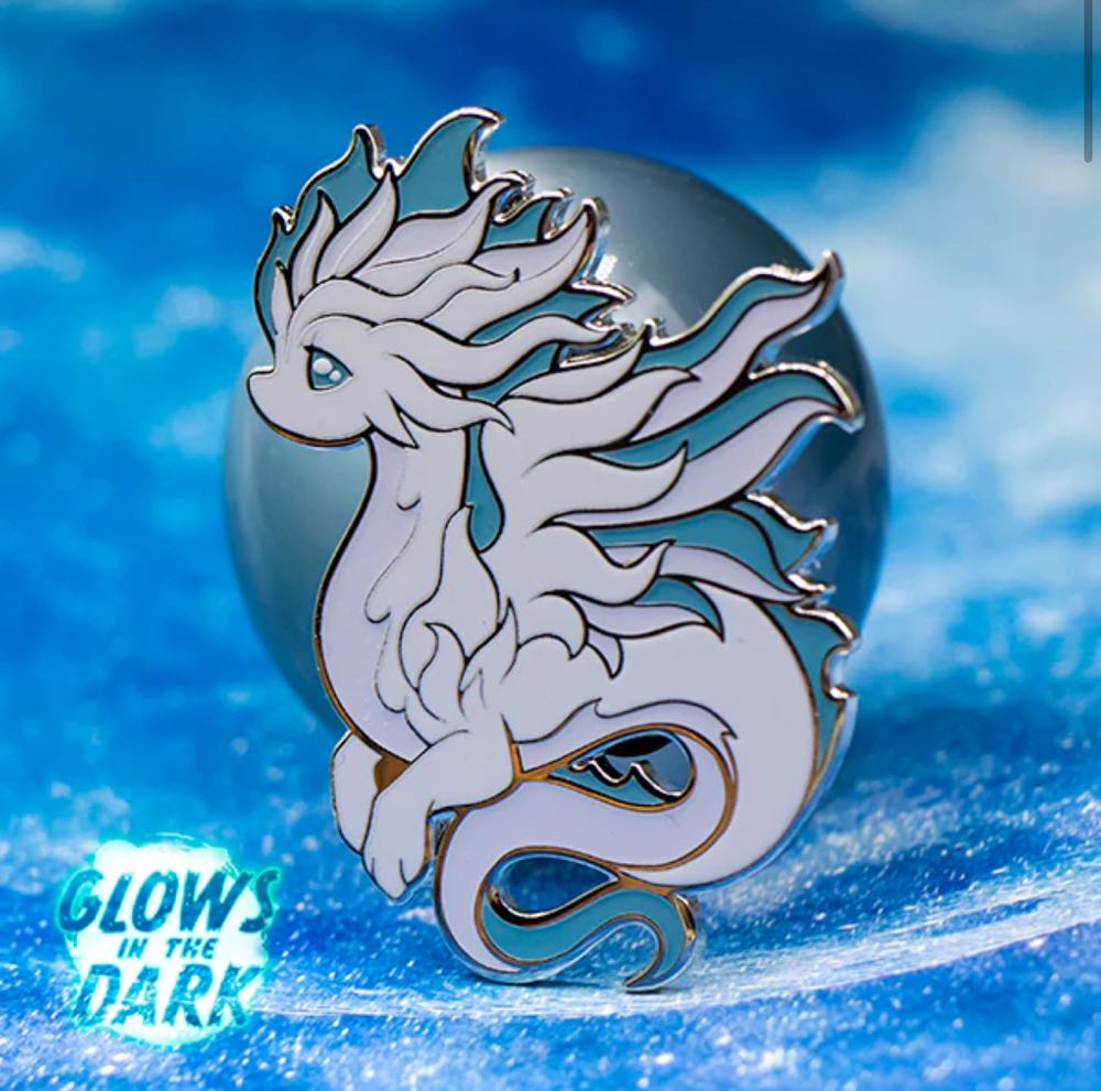 D&B Wisp Ghost Dragon - Enamel Pin pin collectible [Barcode 810002712685] - Main Image 3