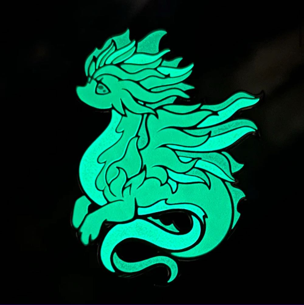 D&B Wisp Ghost Dragon - Enamel Pin pin collectible [Barcode 810002712685] - Main Image 4