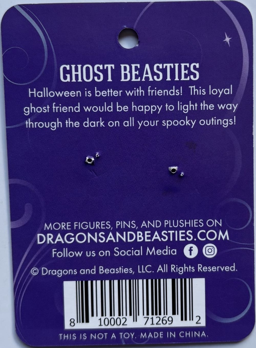 D&B Echo Ghost Cat - Enamel Pin pin collectible [Barcode 810002712692] - Main Image 2