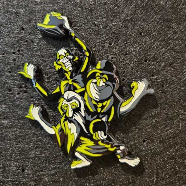 WDW - Mickey, Minnie, Donald - Castle - Name Pin