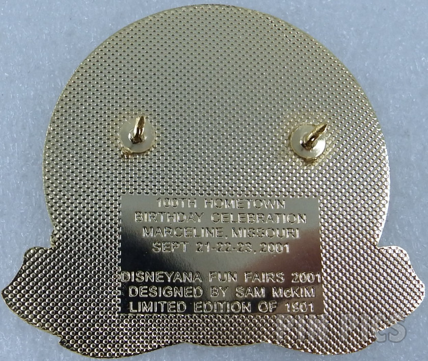 Walt Disney - Disneyana Fun Fairs - 100th Birthday Hometown Celebration - Teal  pin collectible - Main Image 2
