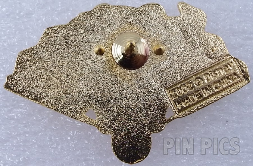 Japan - Winnie the Pooh - Omikuji 2002 - Gold Fan - JDS  pin collectible - Main Image 2