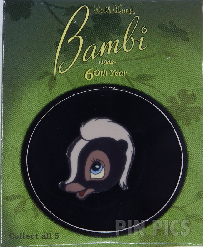 Gallery Store - Flower - Bambi - 60th Anniversary  pin collectible - Main Image 3
