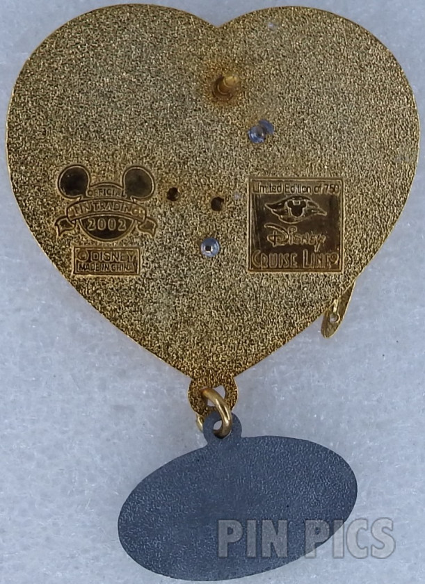DCL - Cupid Mickey - February 2002 - Artist Choice Dangle  pin collectible - Main Image 2