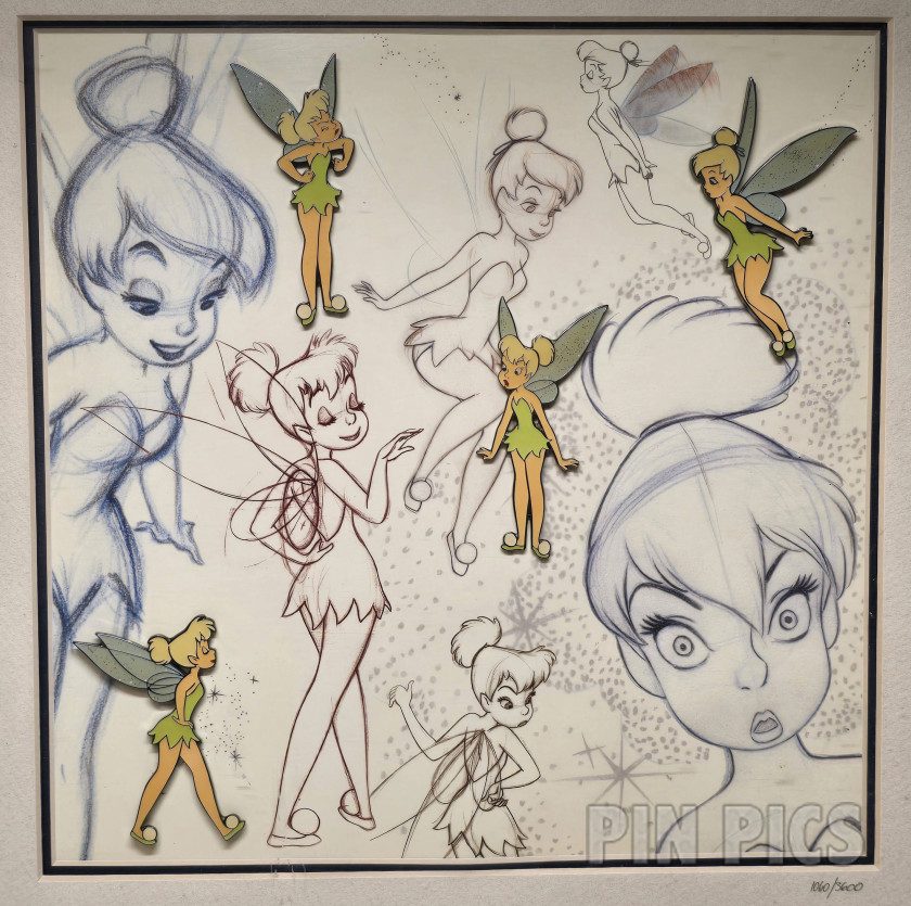 Disney Gallery - Tinker Bell Framed Set  pin collectible - Main Image 2