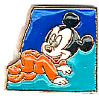 Fab 4 - Mickey, Minnie, Donald, Pluto - Purple Circle