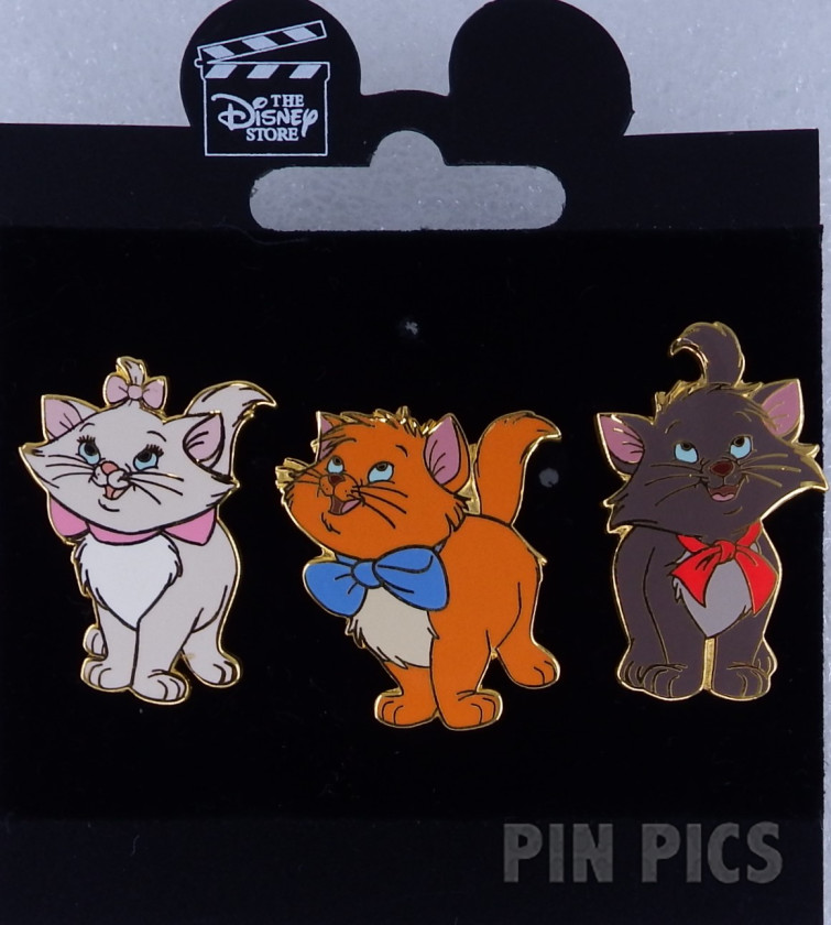 Japan- Marie, Berlioz and Toulouse - Aristocats Set  pin collectible - Main Image 2