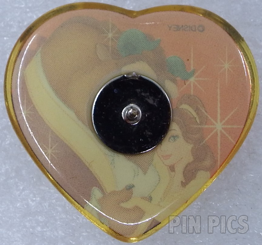 Japan - Belle and Beast - Royal Kiss - Heart - Dome - Valentine  pin collectible - Main Image 2